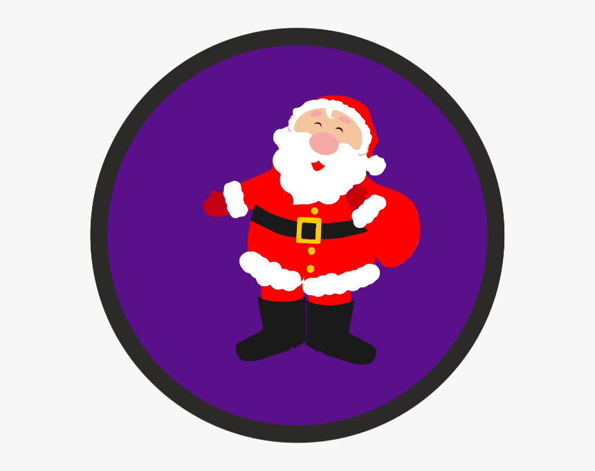 Adpt112-blank - Santa Claus Christmas, HD Png Download