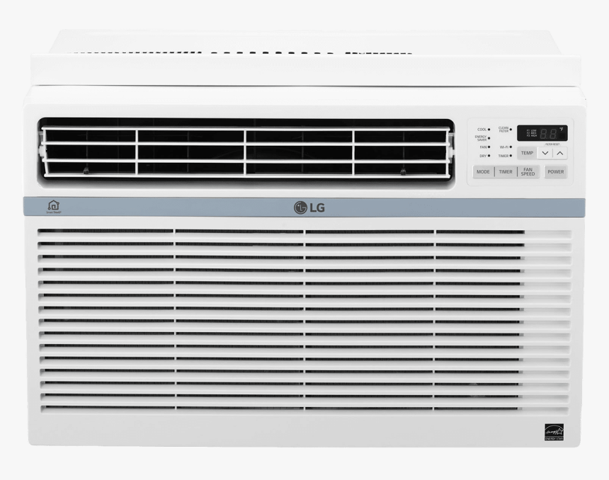 Lg Lw8017ersm 8,000 Btu Window Ac W/ Wi-fi Controls - Lg Lw1017ersm, HD Png Download