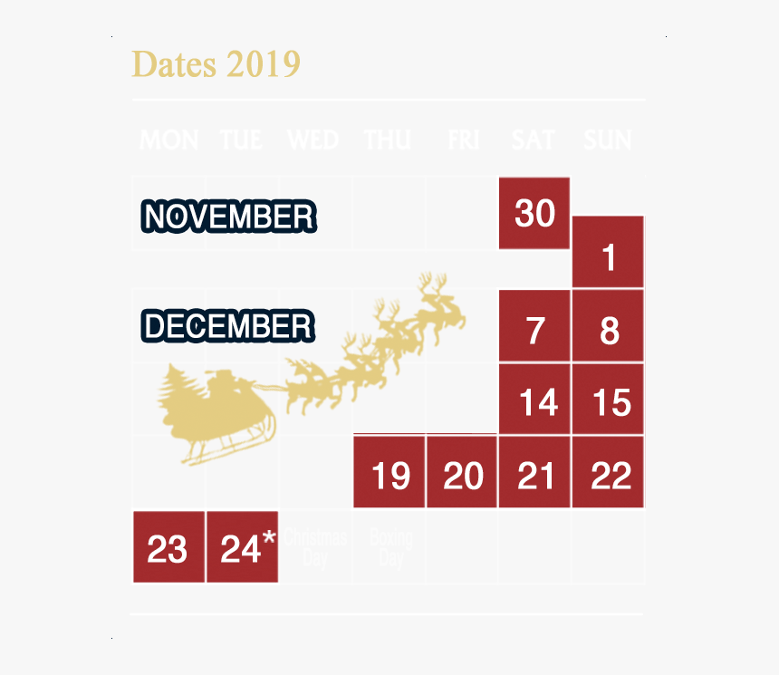 Christmas Experience Dates - Graphic Design, HD Png Download