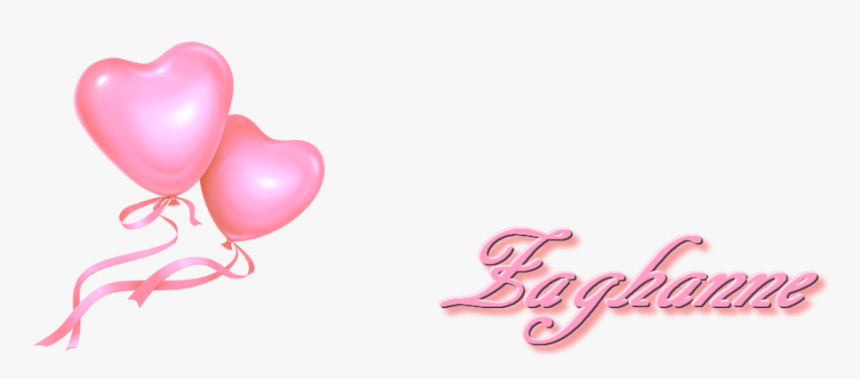 Cropped 24042012 Coeur Ballon Rose - Transparent Birthday Decorations, HD Png Download