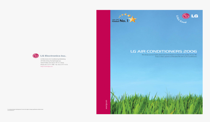 Lg Air Conditioners - Grass, HD Png Download