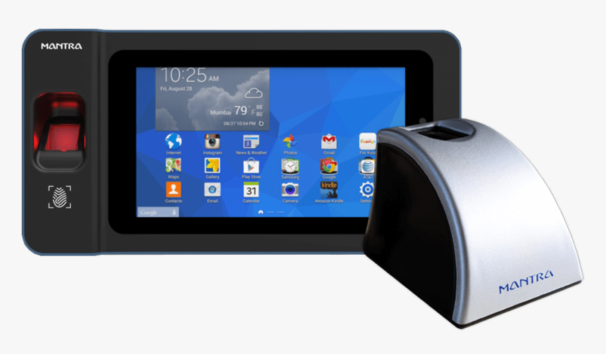 Mantra Fingerprint Scanner - Mantra Mfs100 Fingerprint Scanner, HD Png Download