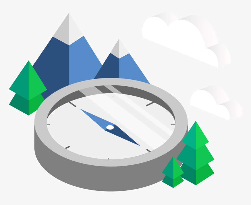 Registered Agent Compass Graphic, HD Png Download