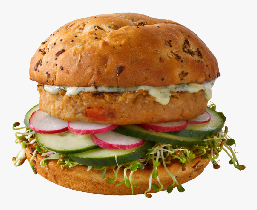 Veggiepatty Portabella Sideview Knockout - Cheeseburger, HD Png Download