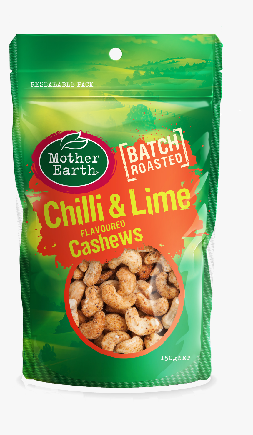 Mother Earth Chilli And Lime Cashews, HD Png Download