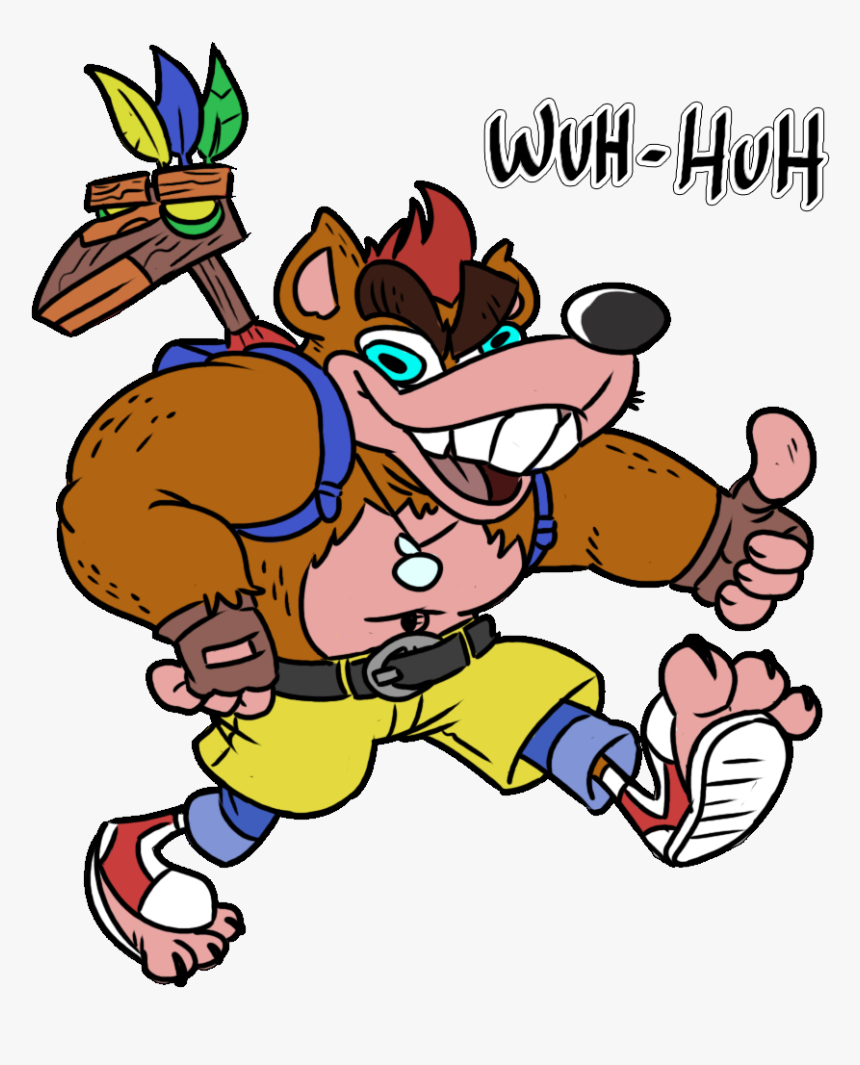Crash Banjocoot - Cartoon - Banjo And Crash, HD Png Download