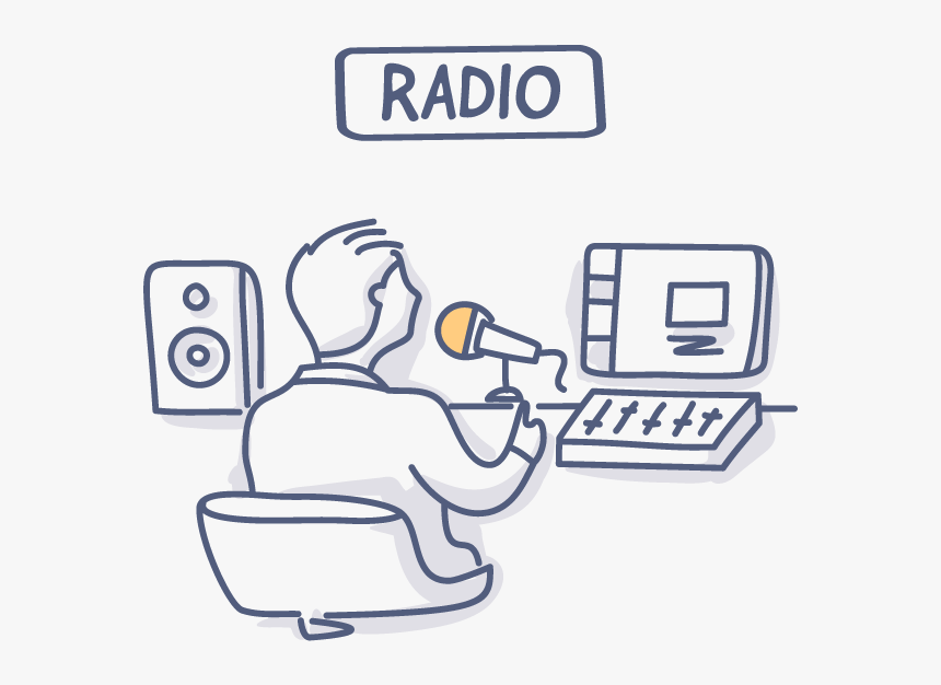 Radio - Cartoon, HD Png Download