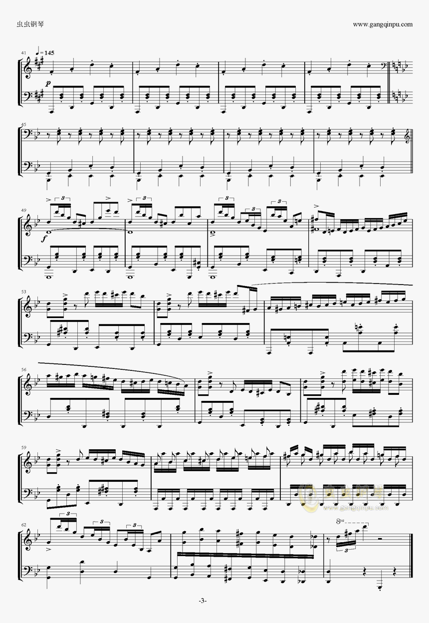 Lulu And Shaco钢琴谱第3页 - Sheet Music, HD Png Download