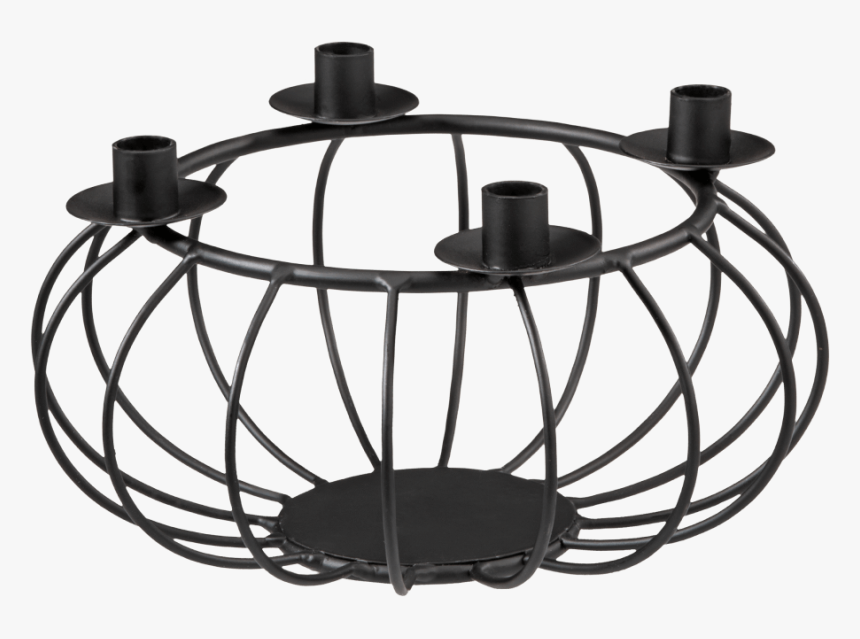 Advent Wreath Black - Ceiling Fixture, HD Png Download