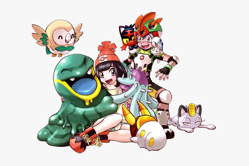 [​img] - Pokemon Sun Moon Manga, HD Png Download