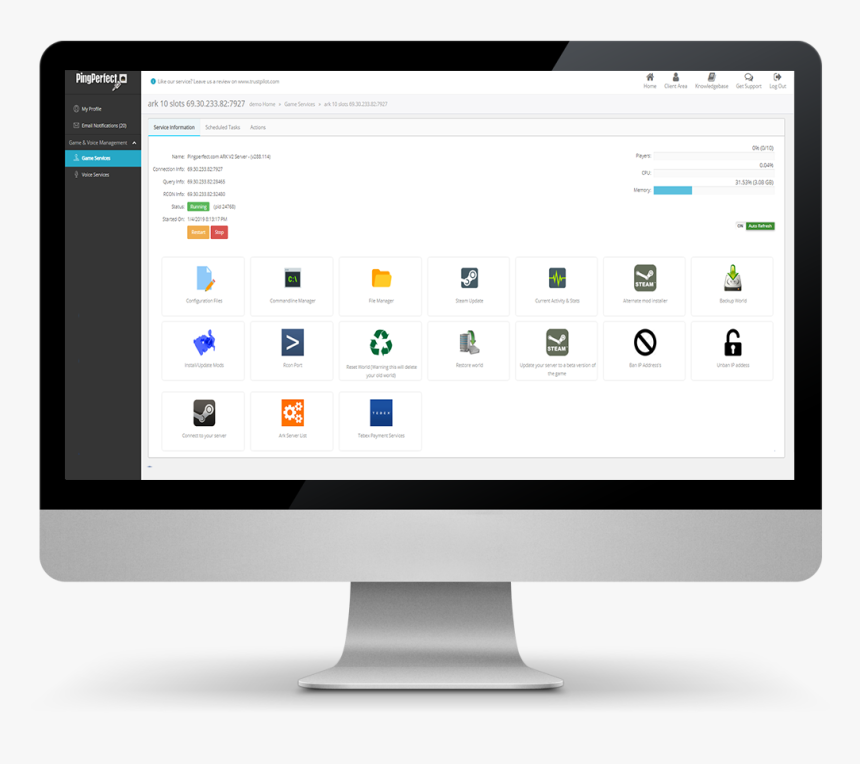 Game Panel Gameserver Hosting - Banner Ads Gif, HD Png Download