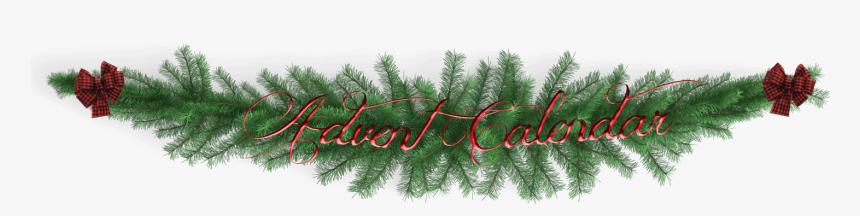 Advent Calendar Garland - Wreath, HD Png Download