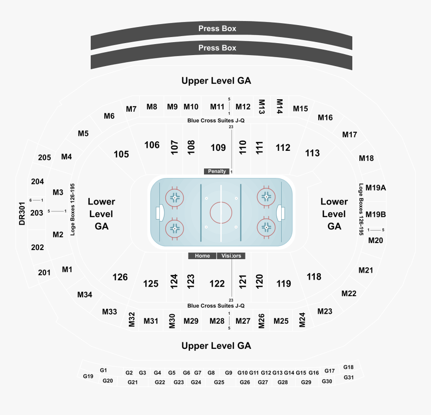 Little Caesars Concert Seating Chart, HD Png Download