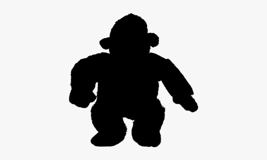 Baby Ape Png Transparent Images - Silhouette, Png Download
