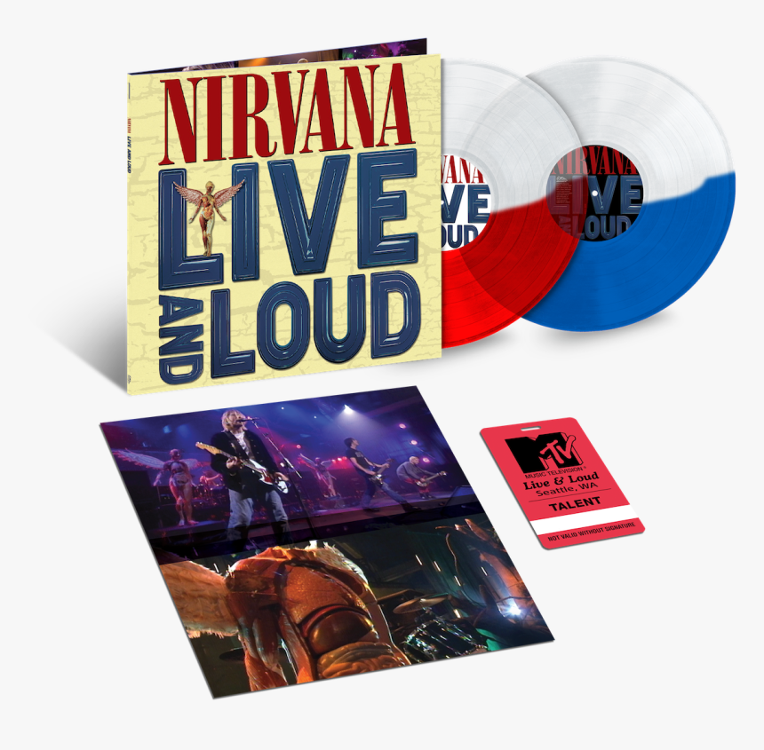 Live And Loud Colored 2xlp - Nirvana Live And Loud Vinyl Limited, HD Png Download