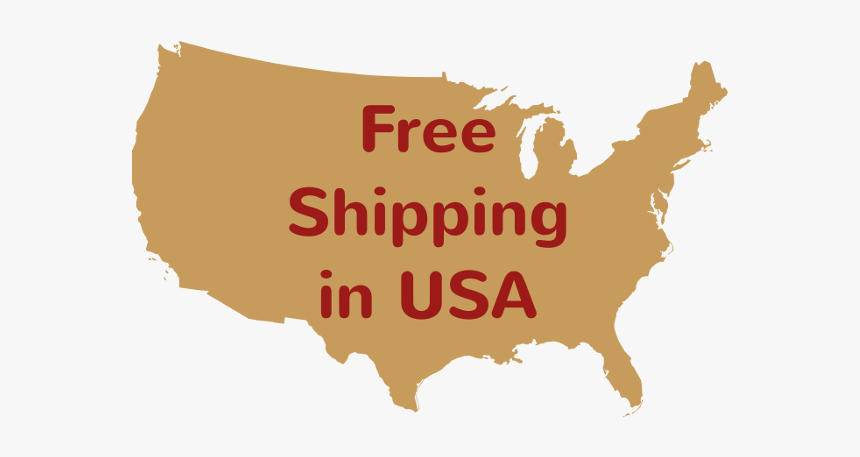 Red Map Of America, HD Png Download