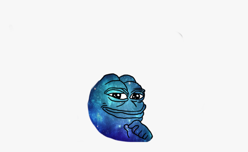 “this Is The Rare Galaxy Pepe It Only Happens Once - Cartoon, HD Png Download