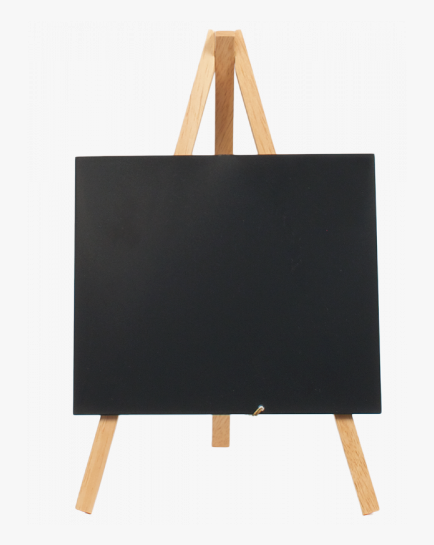 Berties Wooden Mini Chalkboard Easel Natural 24 X - Black Board With Stand Png, Transparent Png