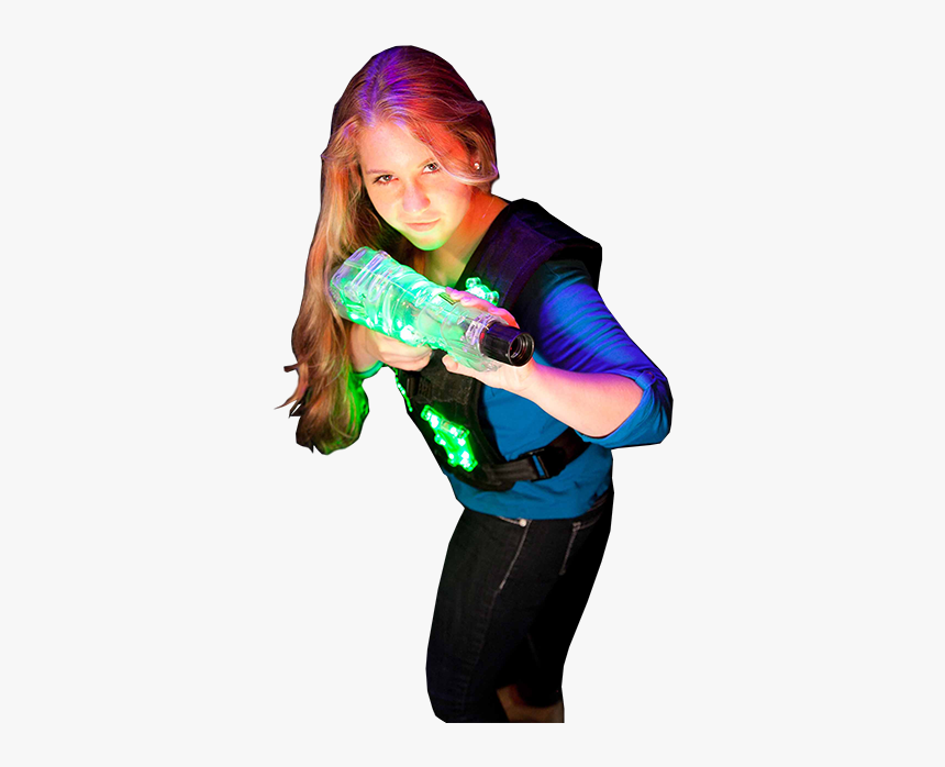 Girl With Laser Gun, HD Png Download