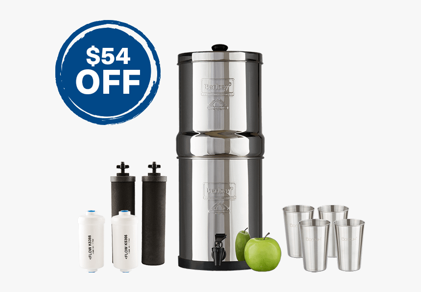 Travel Berkey Fluoride Bundle - Berkey Water, HD Png Download