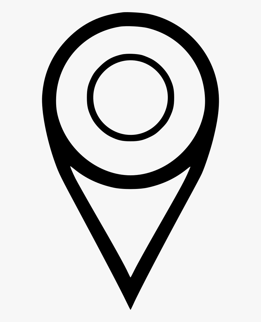 Geo Pointer Point Location Place - Circle, HD Png Download