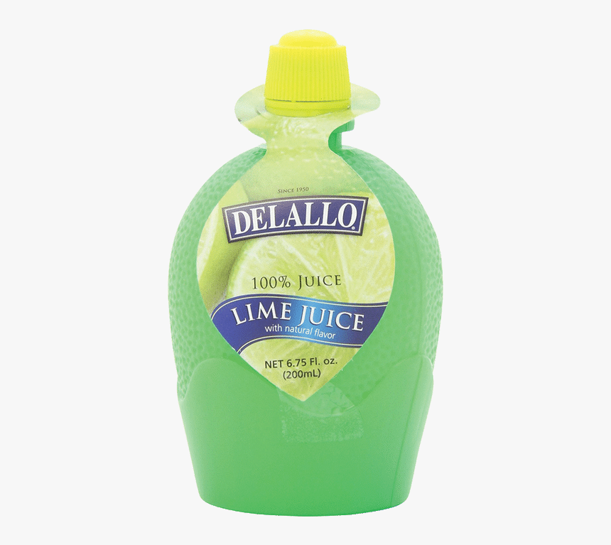 Delallo Lime Juice - Plastic Bottle, HD Png Download