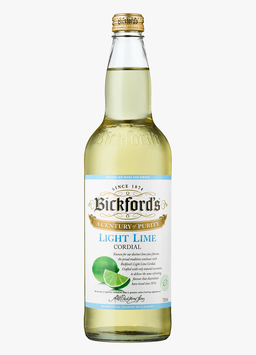 Bickfords Light Lime Cordial, HD Png Download