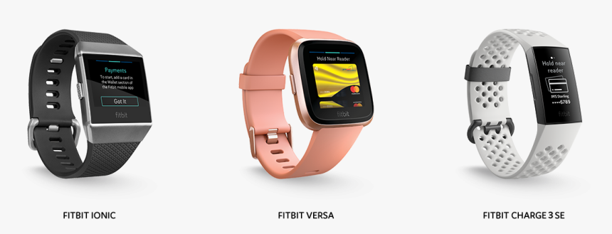 Fitbit Pay Watches - Use Fitbit Pay, HD Png Download