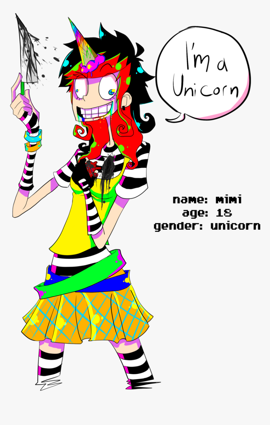 I M A Unicorn By Neo-rippiru - Cartoon, HD Png Download