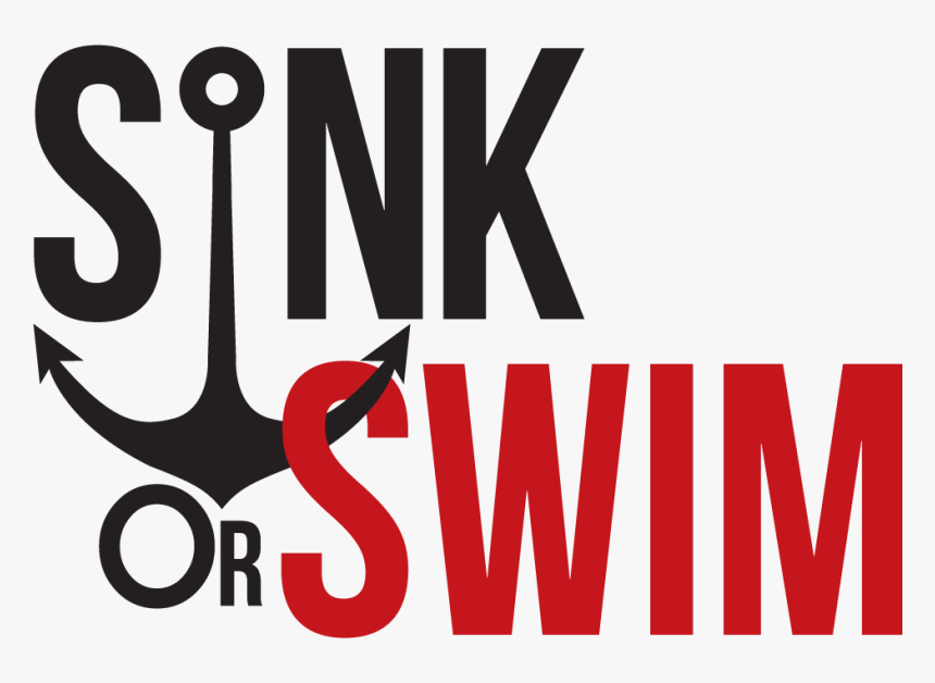 Transparent Swim Png - Sink Or Swim Png, Png Download