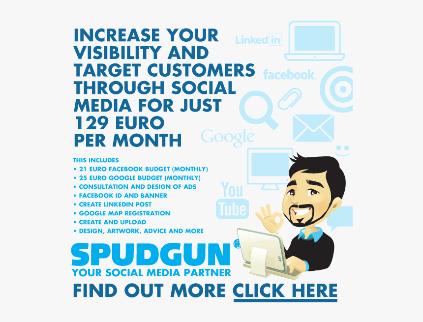 Get Social Advert - Cartoon, HD Png Download
