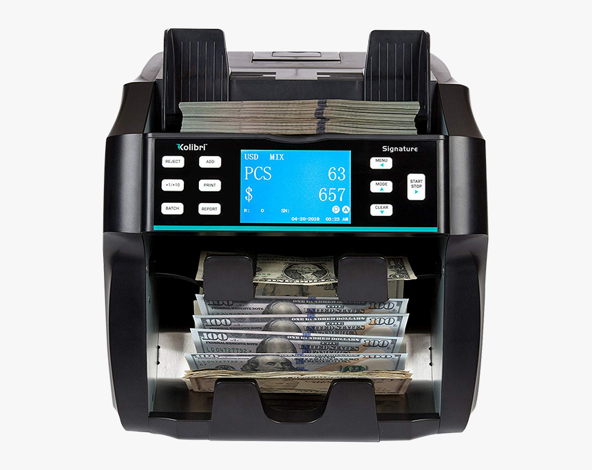 2 Pocket Bank Note Counter, HD Png Download