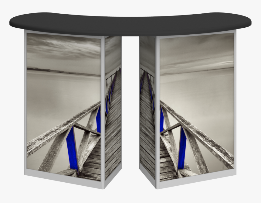 Linear Double Reception Counter , Png Download - Grey, Transparent Png