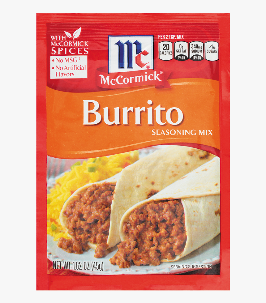 Mccormick Burrito Mix, HD Png Download