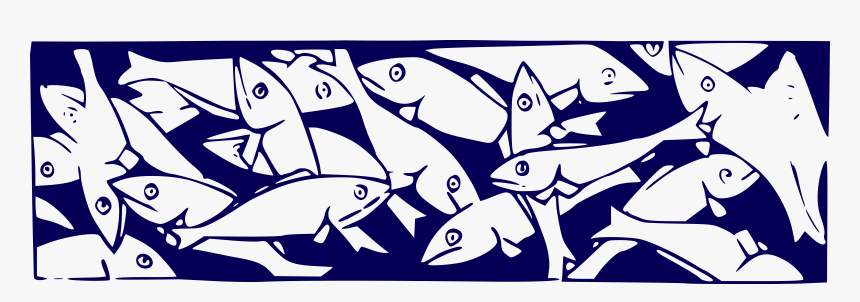 Fish,fish,electric Blue,design,seafood,line Products,art - Fishing Net In Png, Transparent Png