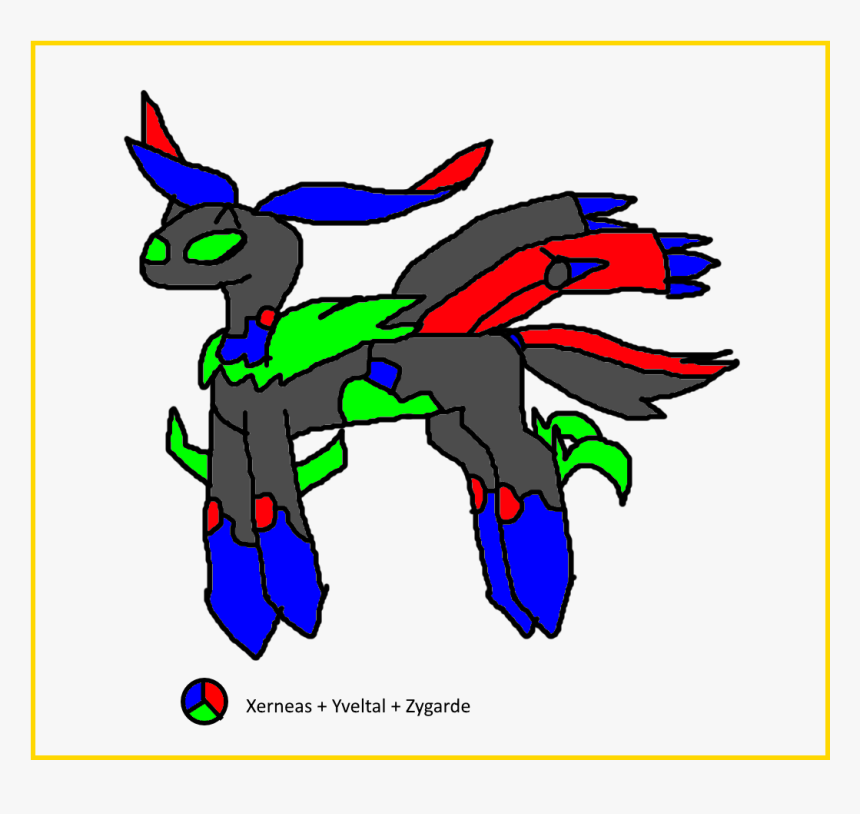 Xerneas Yveltal Zygarde Fusion, HD Png Download
