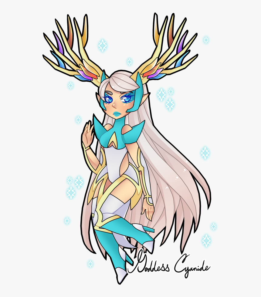The Shiny Event Xerneas Is So Beautiful I Had To Gijinka - Xerneas Shiny Gijinka, HD Png Download