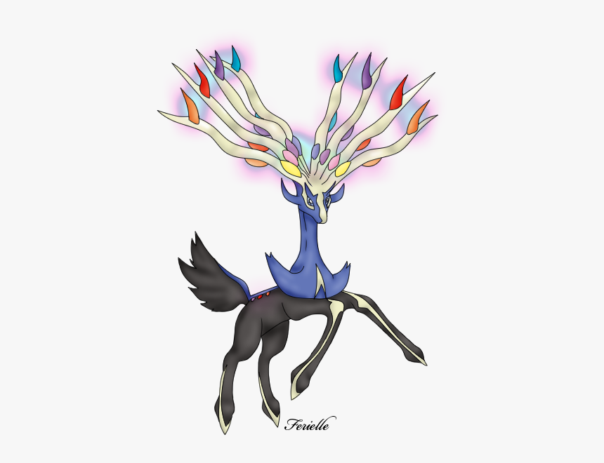 Dessin De Xerneas - Pokemon Book Xerneas, HD Png Download
