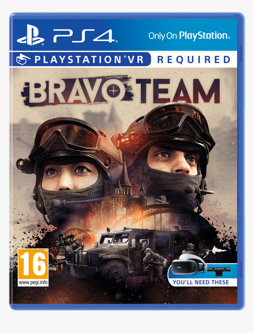 With Arm Controller - Ps4 Vr Bravo Team, HD Png Download