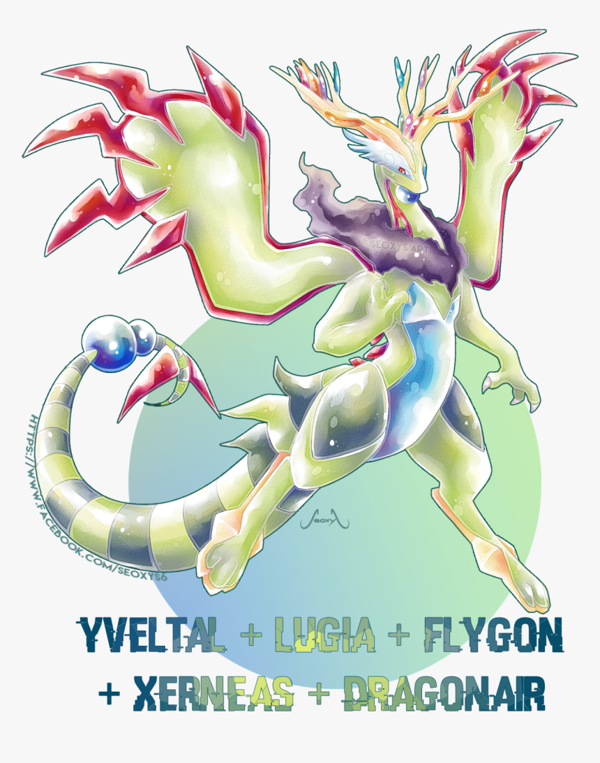 Transparent Flygon Png - Xerneas, Png Download