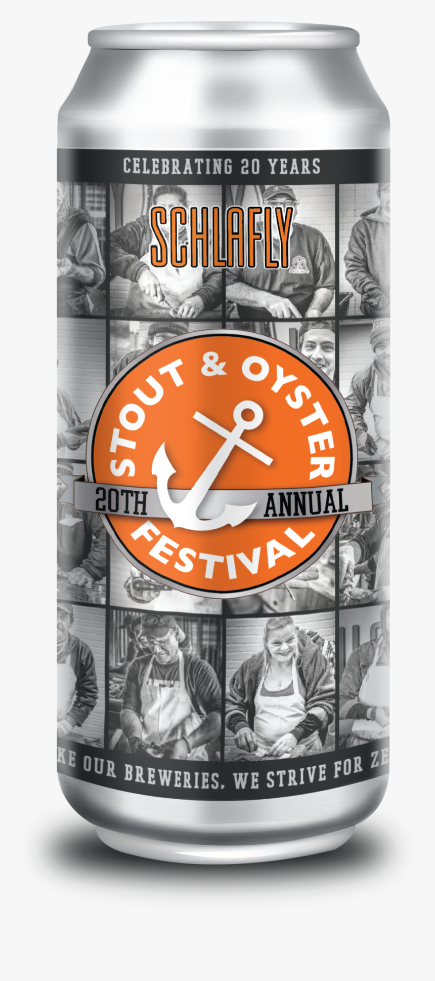 Schlafly Oyster Stout Can 
 Class Img Responsive Owl - Warthog, HD Png Download