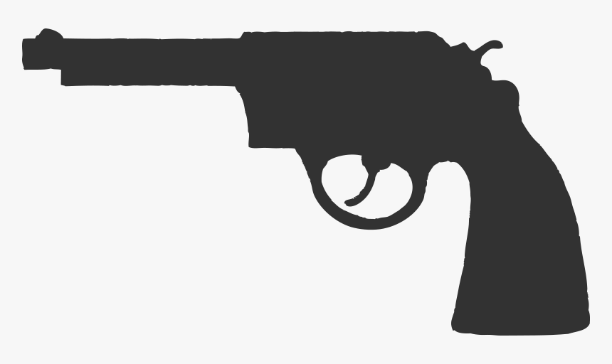 Revolver Silhouette, HD Png Download