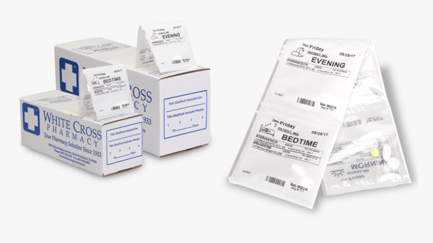 Medpack Simplified Medication Management - White Cross Pharmacy, HD Png Download