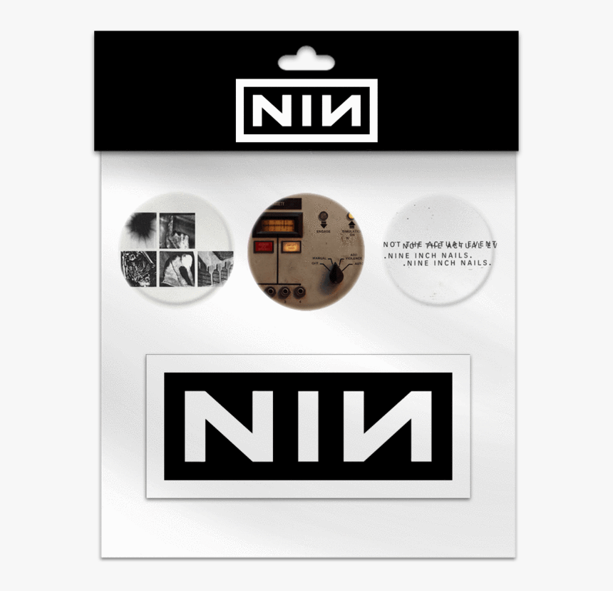 Button Sticker Pack - Nine Inch Nails Buttons, HD Png Download