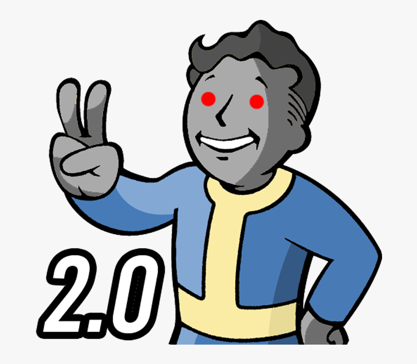 Transparent Pip Boy Png - Vault Boy Thumbs Up No Background, Png Download