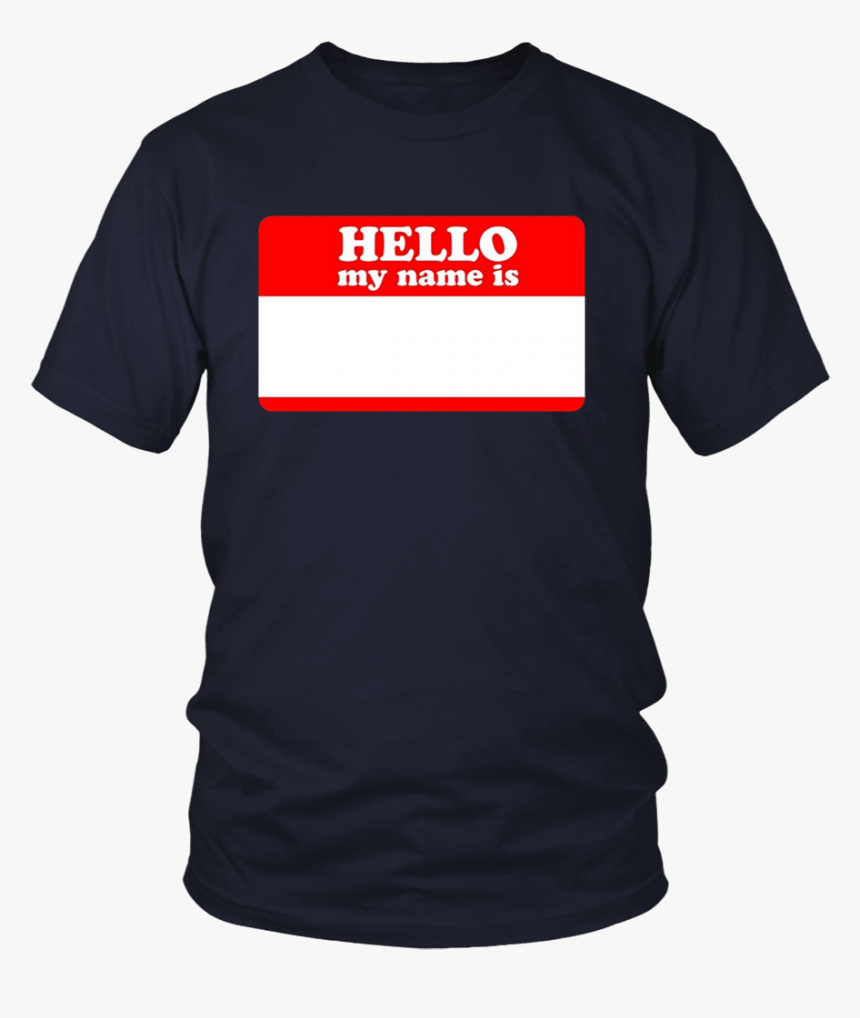 Hello My Name Is Sticker Shirt Write On Me Blank Color - Hello My Name, HD Png Download