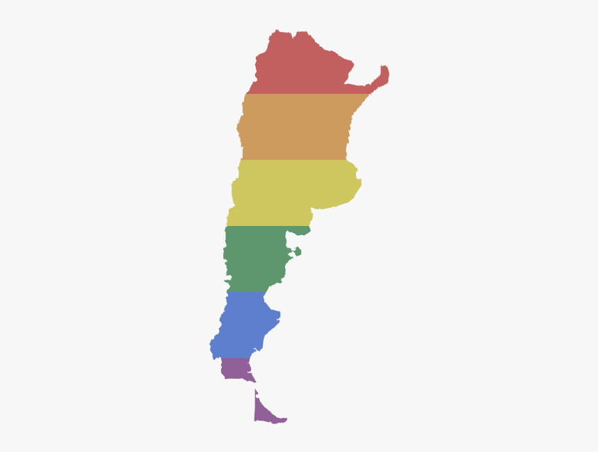 Lgbt-argentina - Argentina Map Flag, HD Png Download