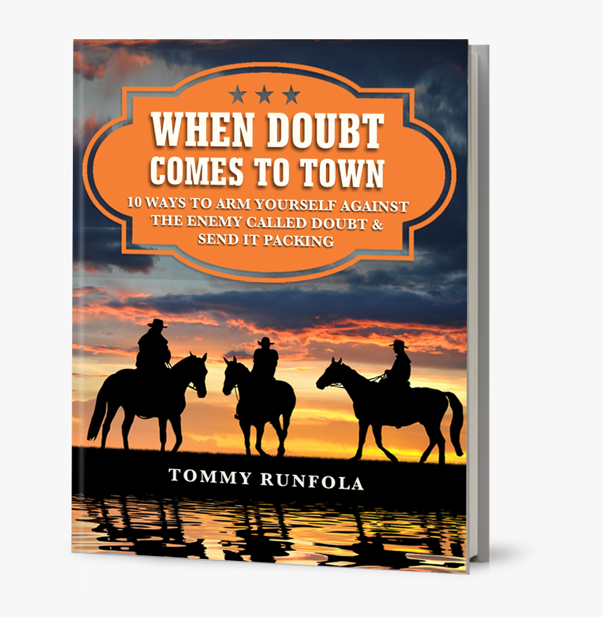 When Doubt Comes To Town - Drawings Of Cowboys And Horses, HD Png Download