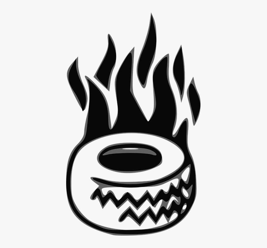 Riot, Tyre Fire, Burning, Tire, Tyre, Wheel, Flames - Tires Fire Clipart Png, Transparent Png