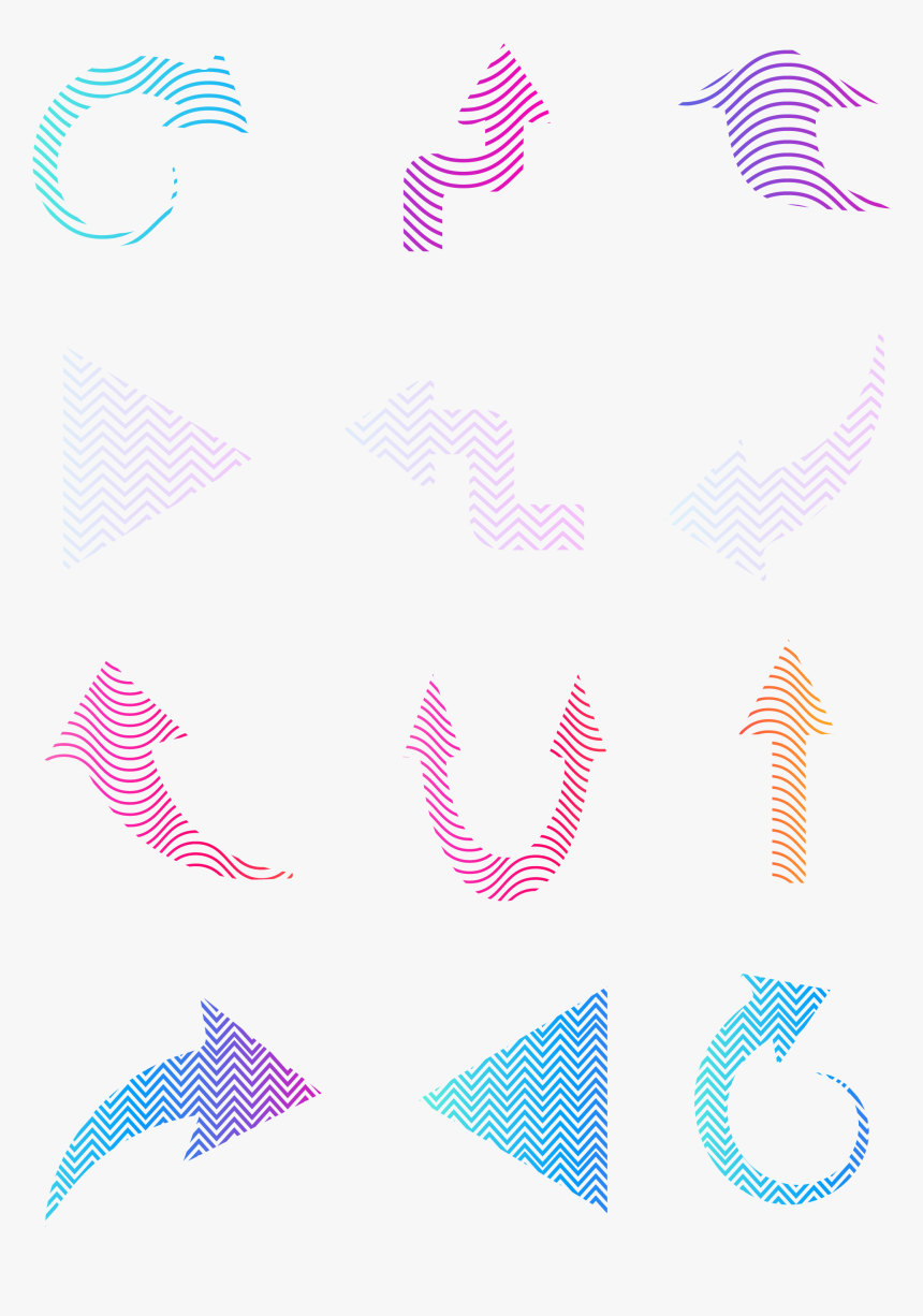 Lines Textures Fingerprints Colorful Png And Vector, Transparent Png
